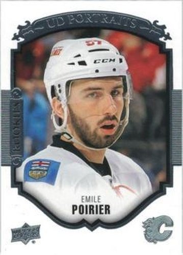 #P-71 Emile Poirier - Calgary Flames - 2015-16 Upper Deck - UD Portraits Hockey