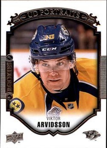 #P-73 Viktor Arvidsson - Nashville Predators - 2015-16 Upper Deck - UD Portraits Hockey