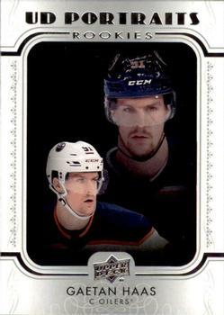 #P-74 Gaetan Haas - Edmonton Oilers - 2019-20 Upper Deck - UD Portraits Hockey