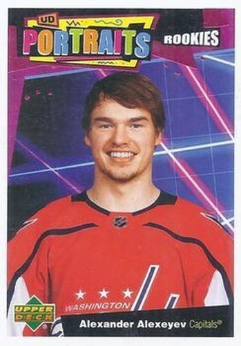 #P-75 Alexander Alexeyev - Washington Capitals - 2020-21 Upper Deck Portraits Hockey