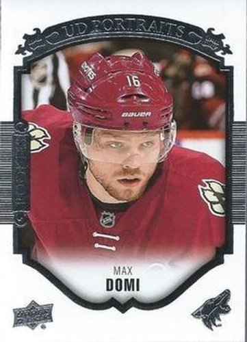 #P-75 Max Domi - Arizona Coyotes - 2015-16 Upper Deck - UD Portraits Hockey