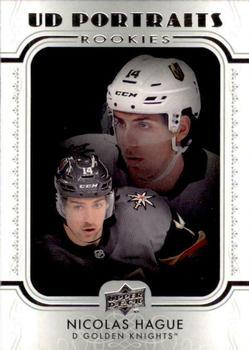 #P-76 Nicolas Hague - Vegas Golden Knights - 2019-20 Upper Deck - UD Portraits Hockey