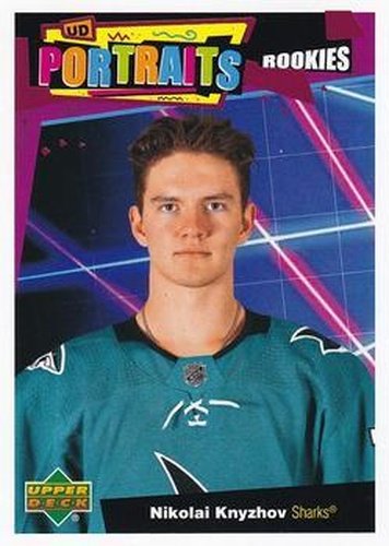 #P-79 Nikolai Knyzhov - San Jose Sharks - 2020-21 Upper Deck Portraits Hockey