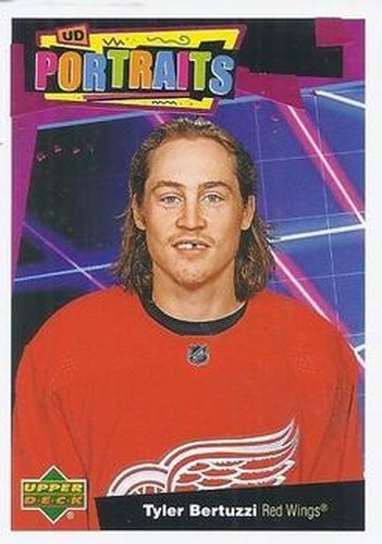 #P-7 Tyler Bertuzzi - Detroit Red Wings - 2020-21 Upper Deck Portraits Hockey