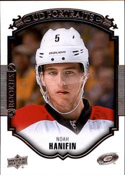 #P-81 Noah Hanifin - Carolina Hurricanes - 2015-16 Upper Deck - UD Portraits Hockey