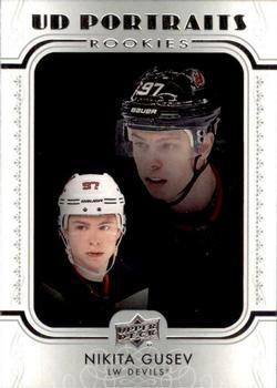 #P-82 Nikita Gusev - New Jersey Devils - 2019-20 Upper Deck - UD Portraits Hockey