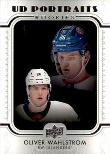 #P-84 Oliver Wahlstrom - New York Islanders - 2019-20 Upper Deck - UD Portraits Hockey