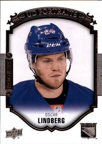 #P-84 Oscar Lindberg - New York Rangers - 2015-16 Upper Deck - UD Portraits Hockey