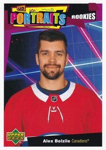 #P-85 Alex Belzile - Montreal Canadiens - 2020-21 Upper Deck Portraits Hockey