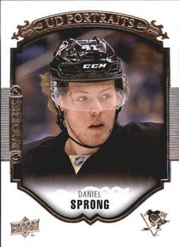 #P-86 Daniel Sprong - Pittsburgh Penguins - 2015-16 Upper Deck - UD Portraits Hockey