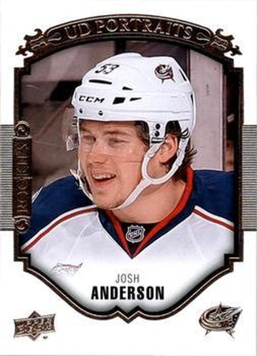 #P-87 Josh Anderson - Columbus Blue Jackets - 2015-16 Upper Deck - UD Portraits Hockey