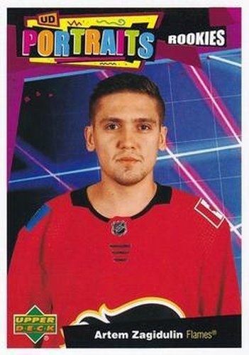 #P-88 Artem Zagidulin - Calgary Flames - 2020-21 Upper Deck Portraits Hockey