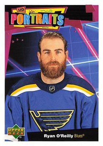 #P-8 Ryan O'Reilly - St. Louis Blues - 2020-21 Upper Deck Portraits Hockey