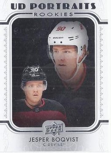 #P-95 Jesper Boqvist - New Jersey Devils - 2019-20 Upper Deck - UD Portraits Hockey