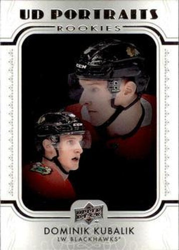 #P-97 Dominik Kubalik - Chicago Blackhawks - 2019-20 Upper Deck - UD Portraits Hockey