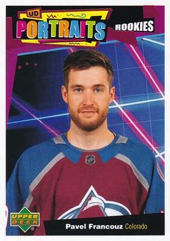 #P-99 Pavel Francouz - Colorado Avalanche - 2020-21 Upper Deck Portraits Hockey