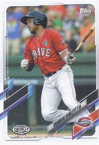 #PD-105 Brandon Howlett - Greenville Drive - 2021 Topps Pro Debut Baseball