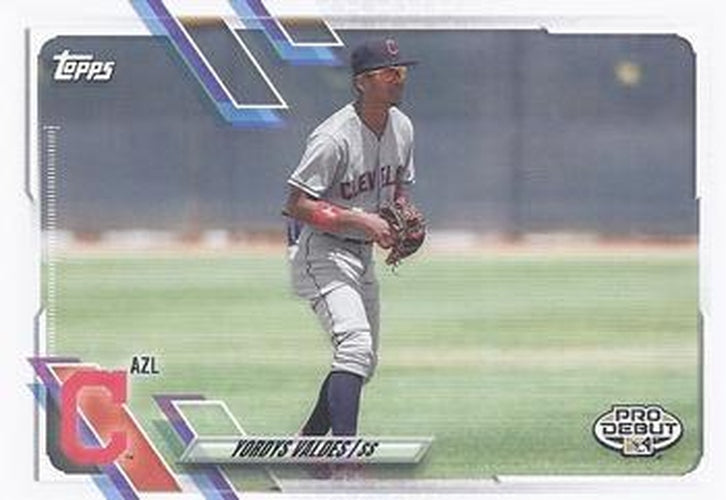 #PD-107 Yordys Valdes - AZL Indians - 2021 Topps Pro Debut Baseball