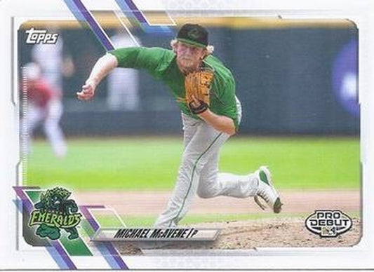 #PD-108 Michael McAvene - Eugene Emeralds - 2021 Topps Pro Debut Baseball
