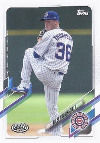 #PD-117 Riley Thompson - South Bend Cubs - 2021 Topps Pro Debut Baseball