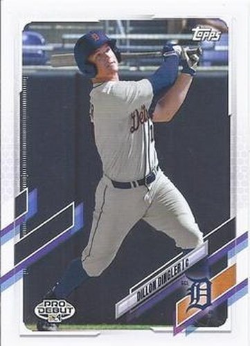 #PD-123 Dillon Dingler - GCL Tigers - 2021 Topps Pro Debut Baseball