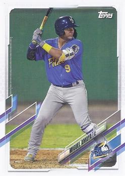 #PD-130 Miguel Amaya - Myrtle Beach Pelicans - 2021 Topps Pro Debut Baseball