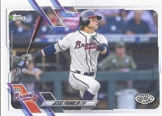#PD-131 Jesse Franklin - GCL Braves - 2021 Topps Pro Debut Baseball