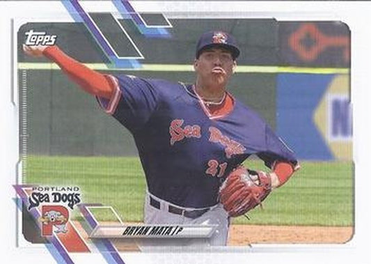 #PD-133 Bryan Mata - Portland Sea Dogs - 2021 Topps Pro Debut Baseball