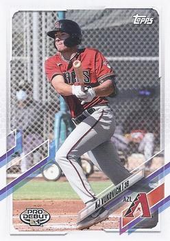 #PD-137 A.J. Vukovich - AZL Diamondbacks - 2021 Topps Pro Debut Baseball