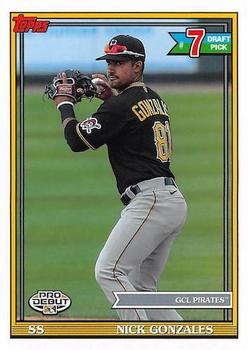 #PD-156 Nick Gonzales - GCL Pirates - 2021 Topps Pro Debut Baseball