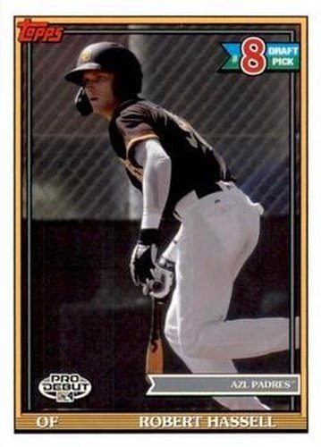 #PD-157 Robert Hassell - AZL Padres - 2021 Topps Pro Debut Baseball