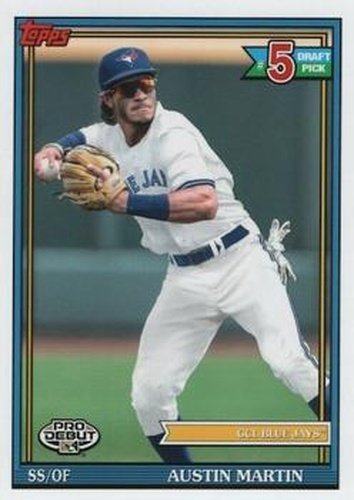 #PD-160 Austin Martin - GCL Blue Jays - 2021 Topps Pro Debut Baseball