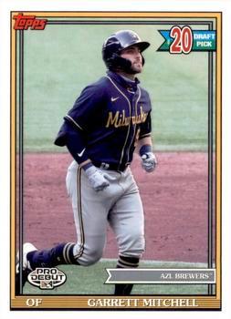 #PD-168 Garrett Mitchell - AZL Brewers - 2021 Topps Pro Debut Baseball