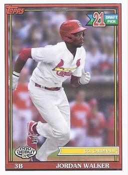 #PD-169 Jordan Walker - GCL Cardinals - 2021 Topps Pro Debut Baseball