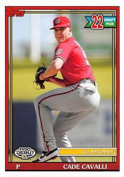 #PD-170 Cade Cavalli - GCL Nationals - 2021 Topps Pro Debut Baseball