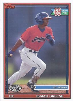 #PD-173 Isaiah Greene - AZL Indians - 2021 Topps Pro Debut Baseball