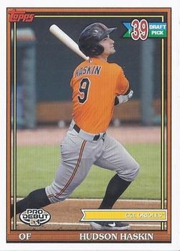 #PD-175 Hudson Haskin - GCL Orioles - 2021 Topps Pro Debut Baseball