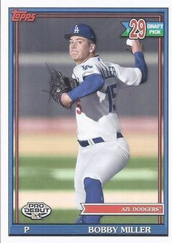 #PD-176 Bobby Miller - AZL Dodgers - 2021 Topps Pro Debut Baseball