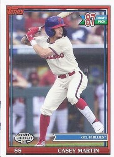 #PD-177 Casey Martin - GCL Phillies - 2021 Topps Pro Debut Baseball