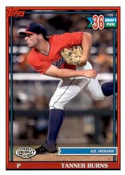 #PD-180 Tanner Burns - AZL Indians - 2021 Topps Pro Debut Baseball