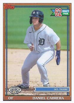 #PD-182 Daniel Cabrera - GCL Tigers - 2021 Topps Pro Debut Baseball