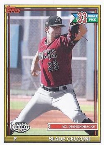 #PD-183 Slade Cecconi - AZL Diamondbacks - 2021 Topps Pro Debut Baseball