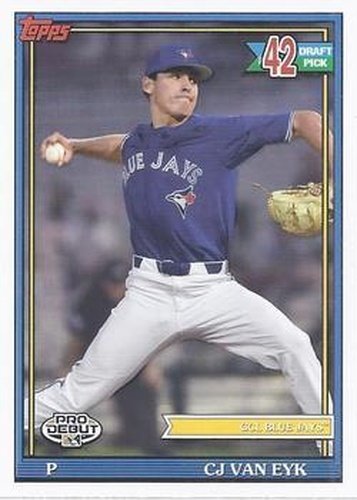 #PD-187 CJ Van Eyk - GCL Blue Jays - 2021 Topps Pro Debut Baseball