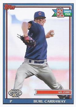 #PD-191 Burl Carraway - AZL Cubs - 2021 Topps Pro Debut Baseball