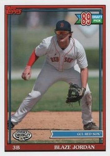 #PD-194 Blaze Jordan - GCL Red Sox - 2021 Topps Pro Debut Baseball
