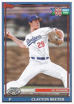 #PD-196 Clayton Beeter - AZL Dodgers - 2021 Topps Pro Debut Baseball