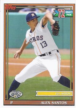 #PD-198 Alex Santos - GCL Astros - 2021 Topps Pro Debut Baseball