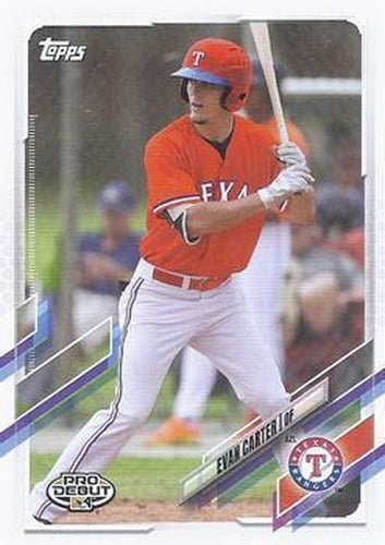 #PD-29 Evan Carter - AZL Rangers - 2021 Topps Pro Debut Baseball