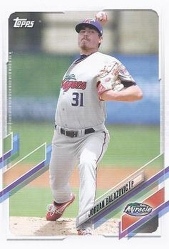#PD-33 Jordan Balazovic - Fort Myers Miracle - 2021 Topps Pro Debut Baseball