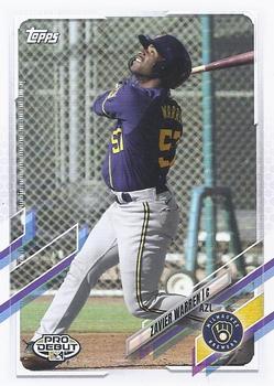 #PD-55 Zavier Warren - AZL Brewers - 2021 Topps Pro Debut Baseball